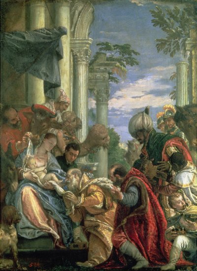 Adoración de los Magos, 1570s de Paolo Veronese